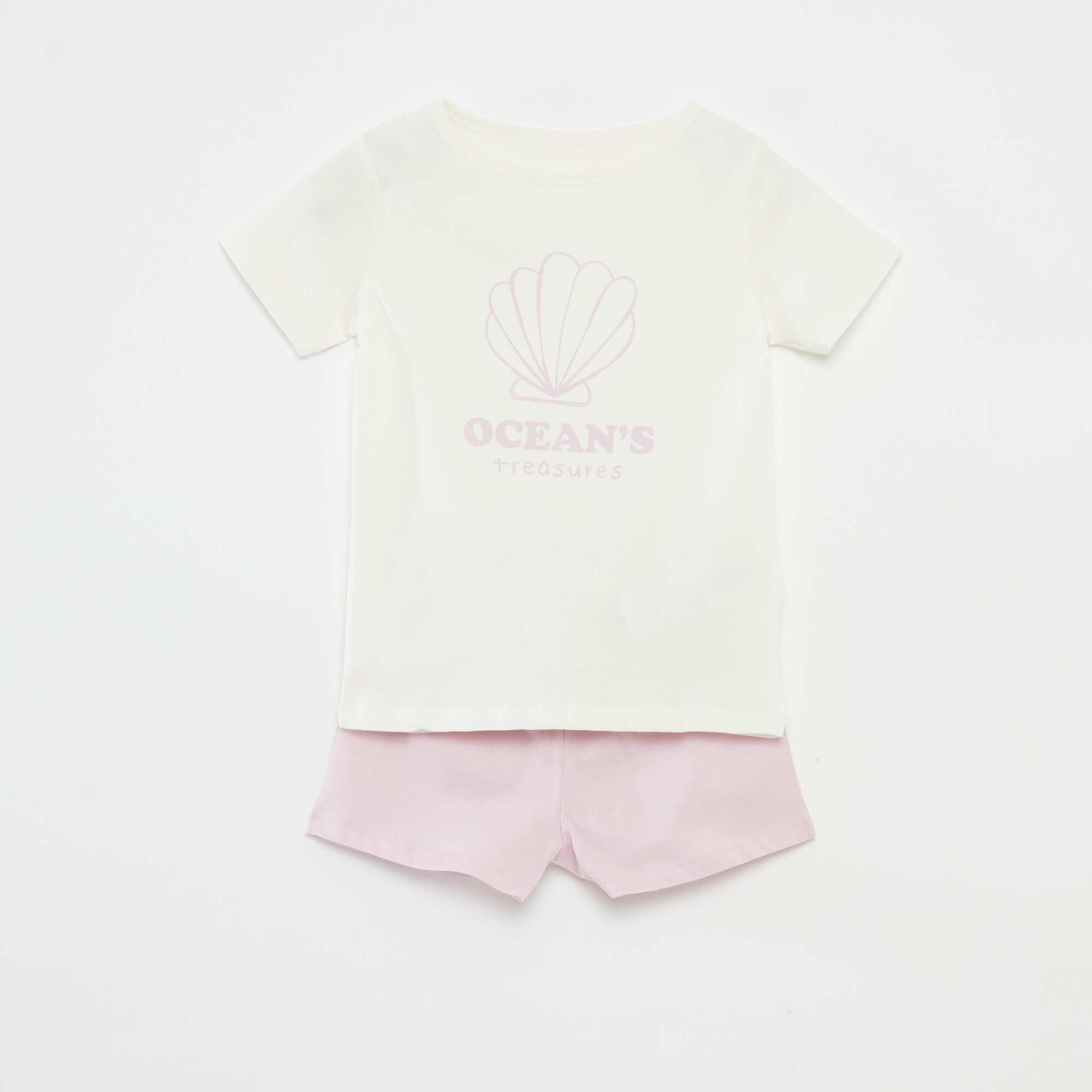 Ensemble pyjama t-shirt + short - 2 pièces VIOLET