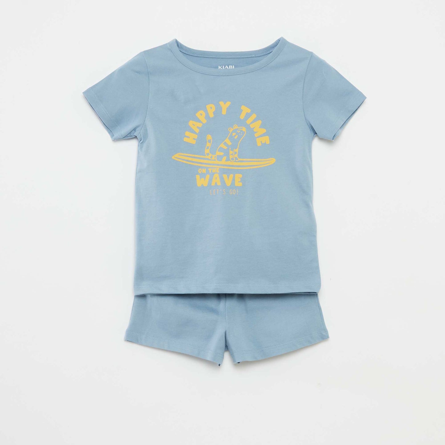 Ensemble pyjama t-shirt + short - 2 pièces BLEU