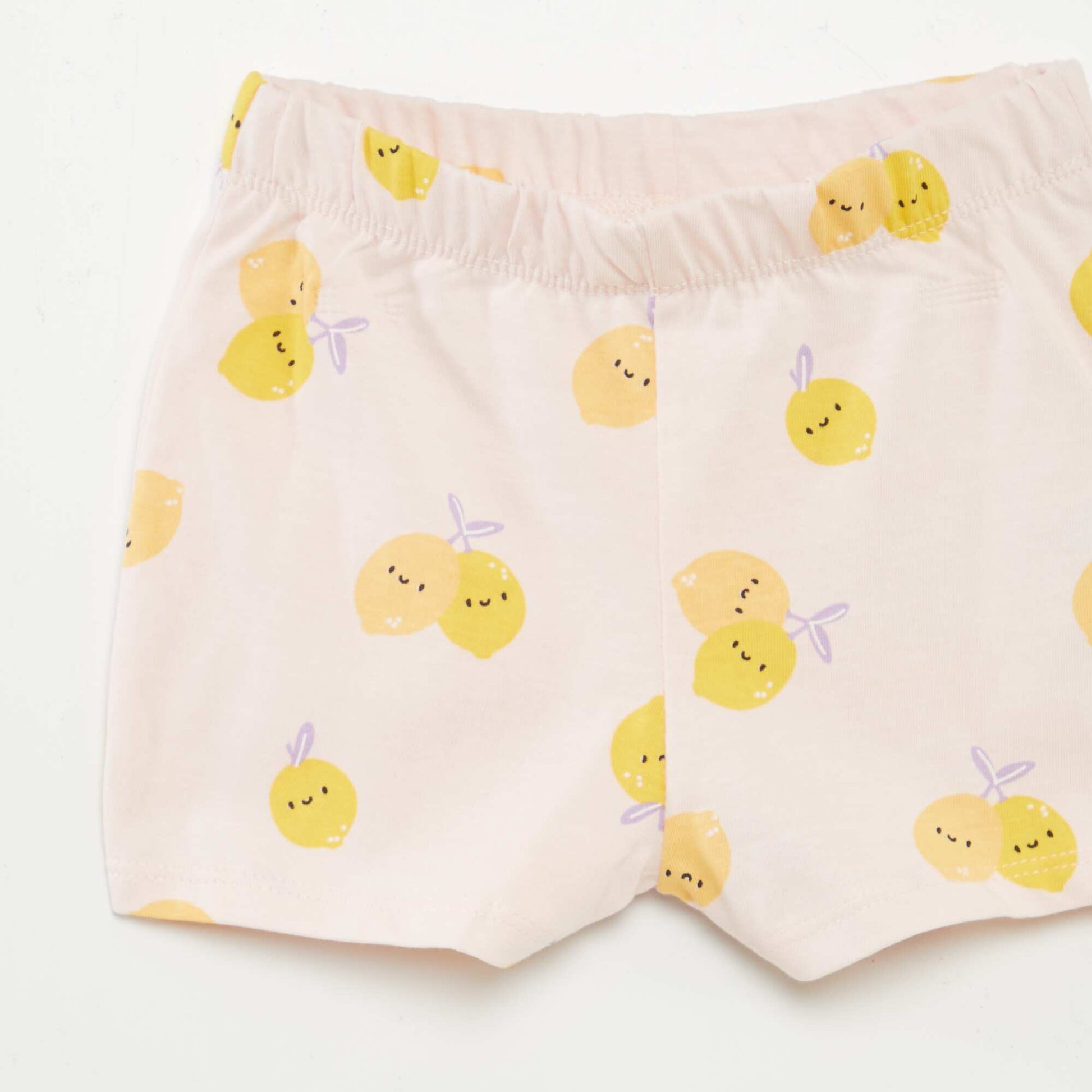 Pyjama court t-shirt + short - 2 pièces ROSE