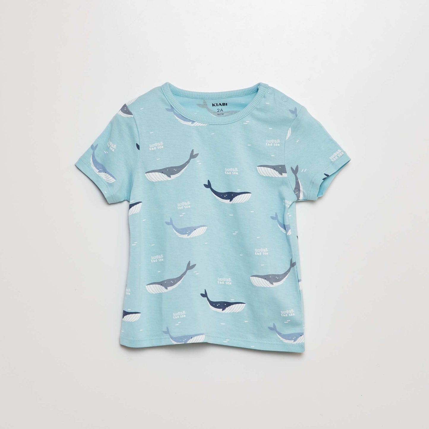 Pyjama court t-shirt + short - 2 pièces BLEU