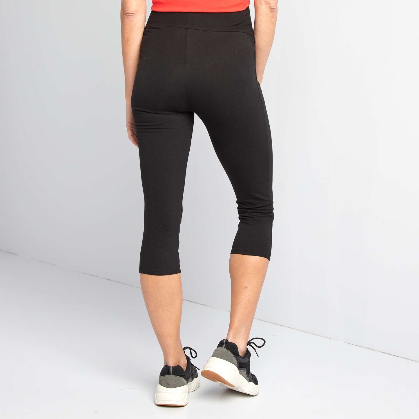Legging court 7/8 grossesse NOIR