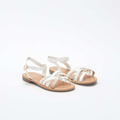 Sandales à multi-brides BLANC