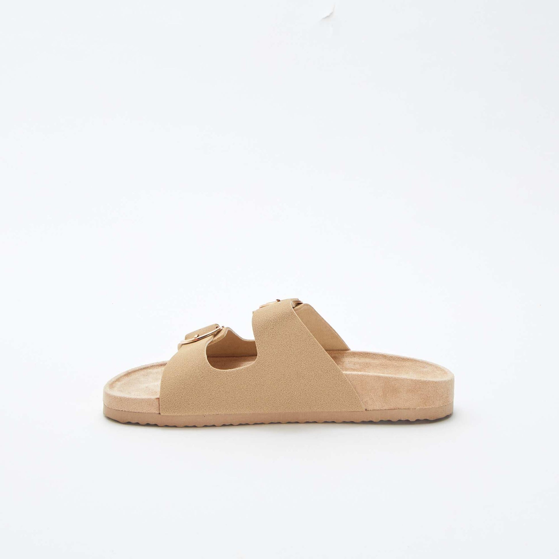 Mules épaisses double bride BEIGE
