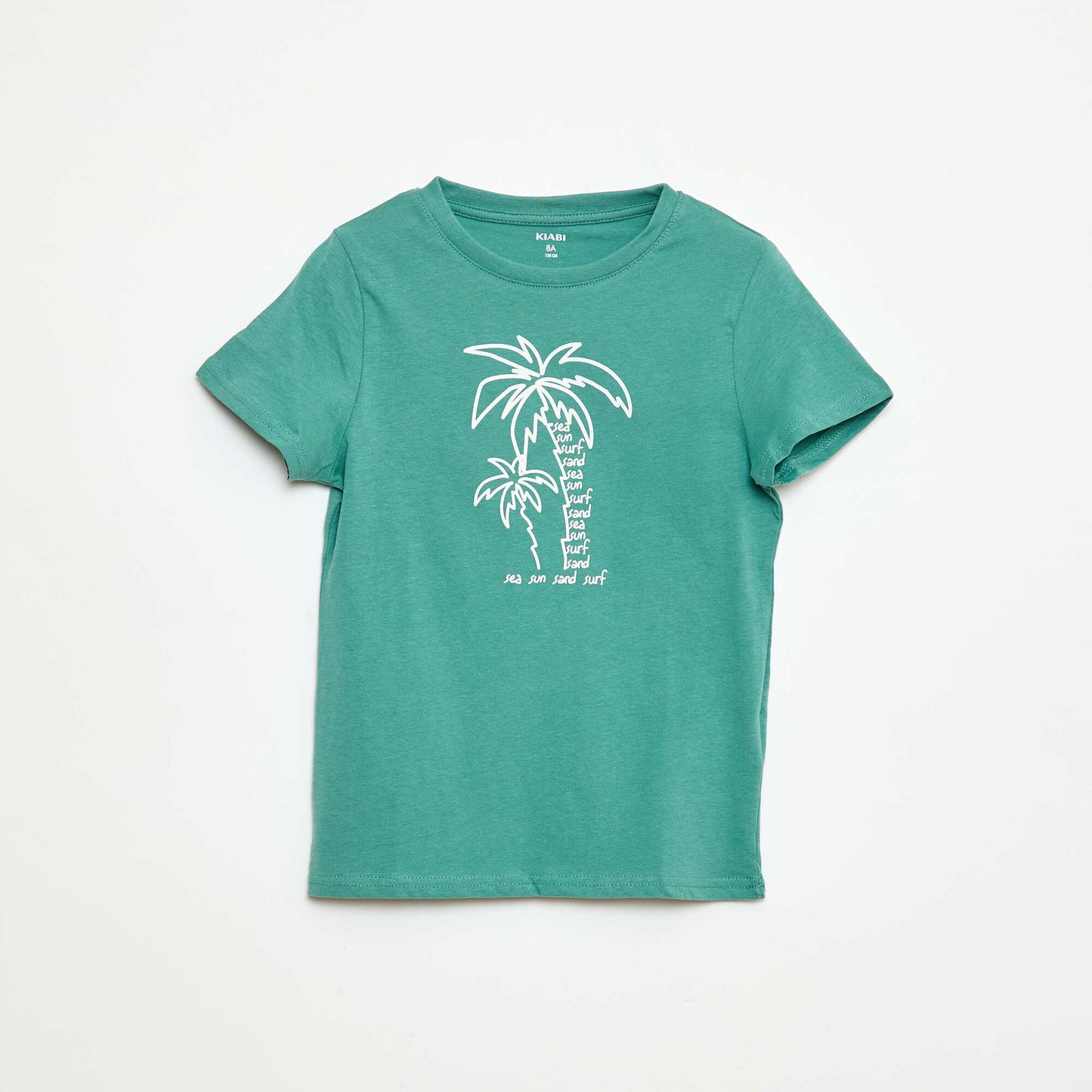 T-shirt manches courtes avec imprimé VERT