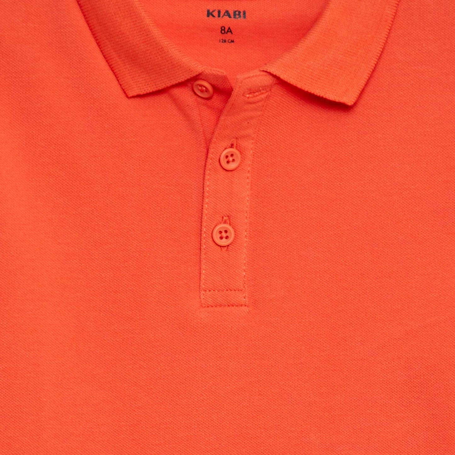 Polo uni en maille piquée CORAIL