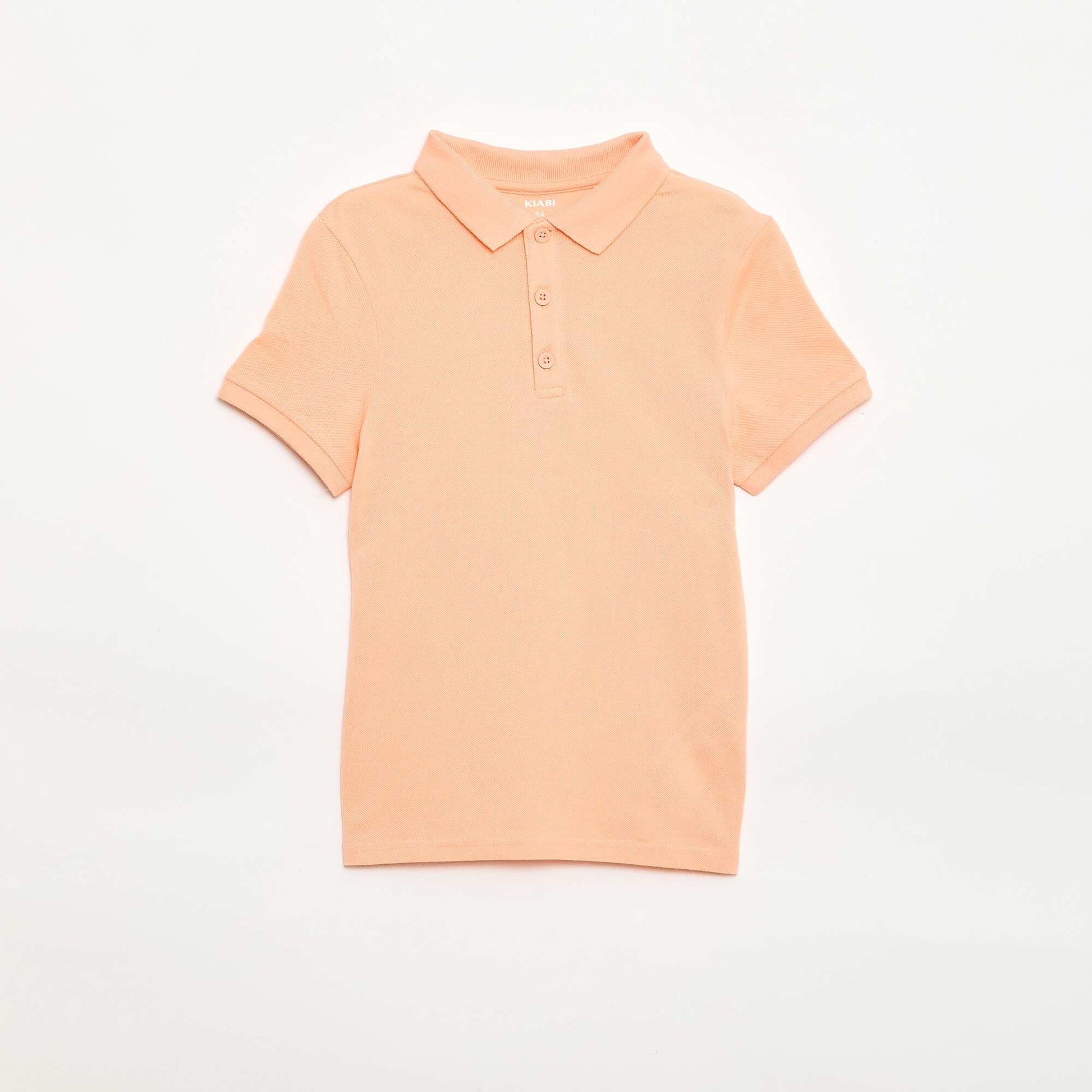 Polo uni en maille piquée PêCHE