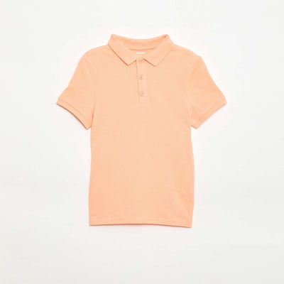 Polo uni en maille piquée PêCHE
