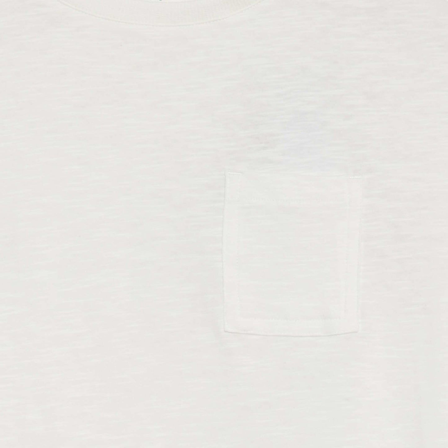 T-shirt oversize uni avec poche BLANC