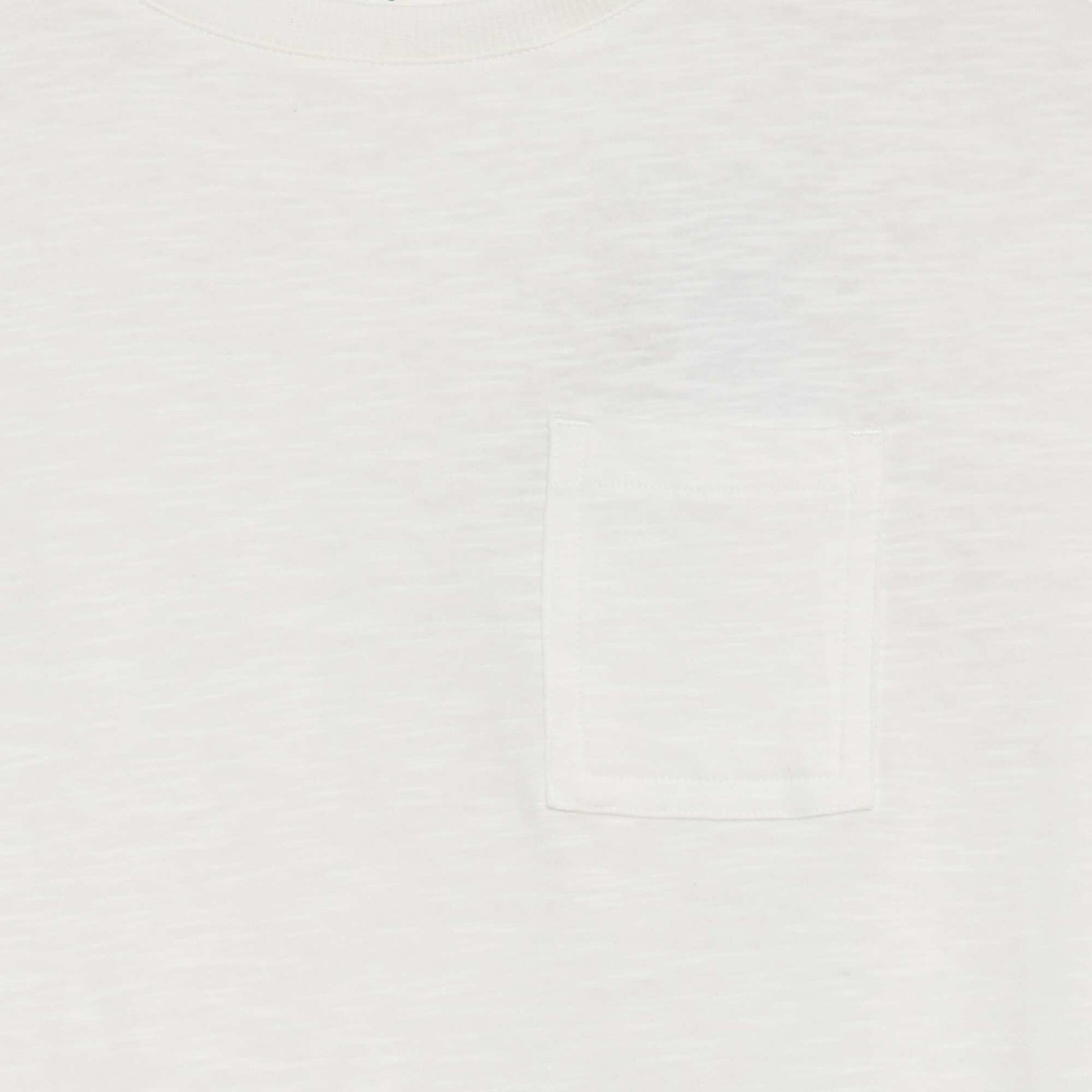 T-shirt oversize uni avec poche BLANC