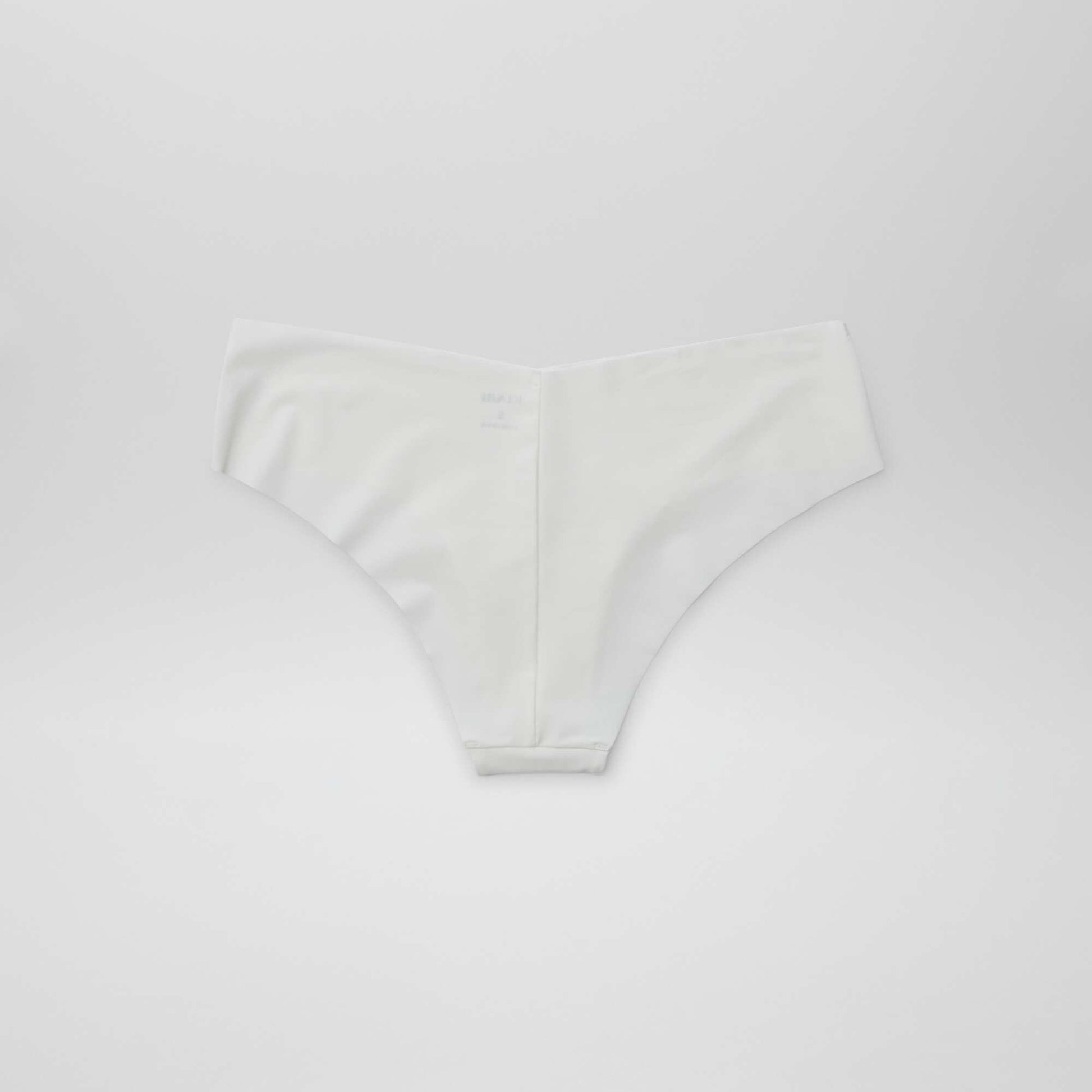 Lot de 2 shortys invisibles en microfibre BLANC