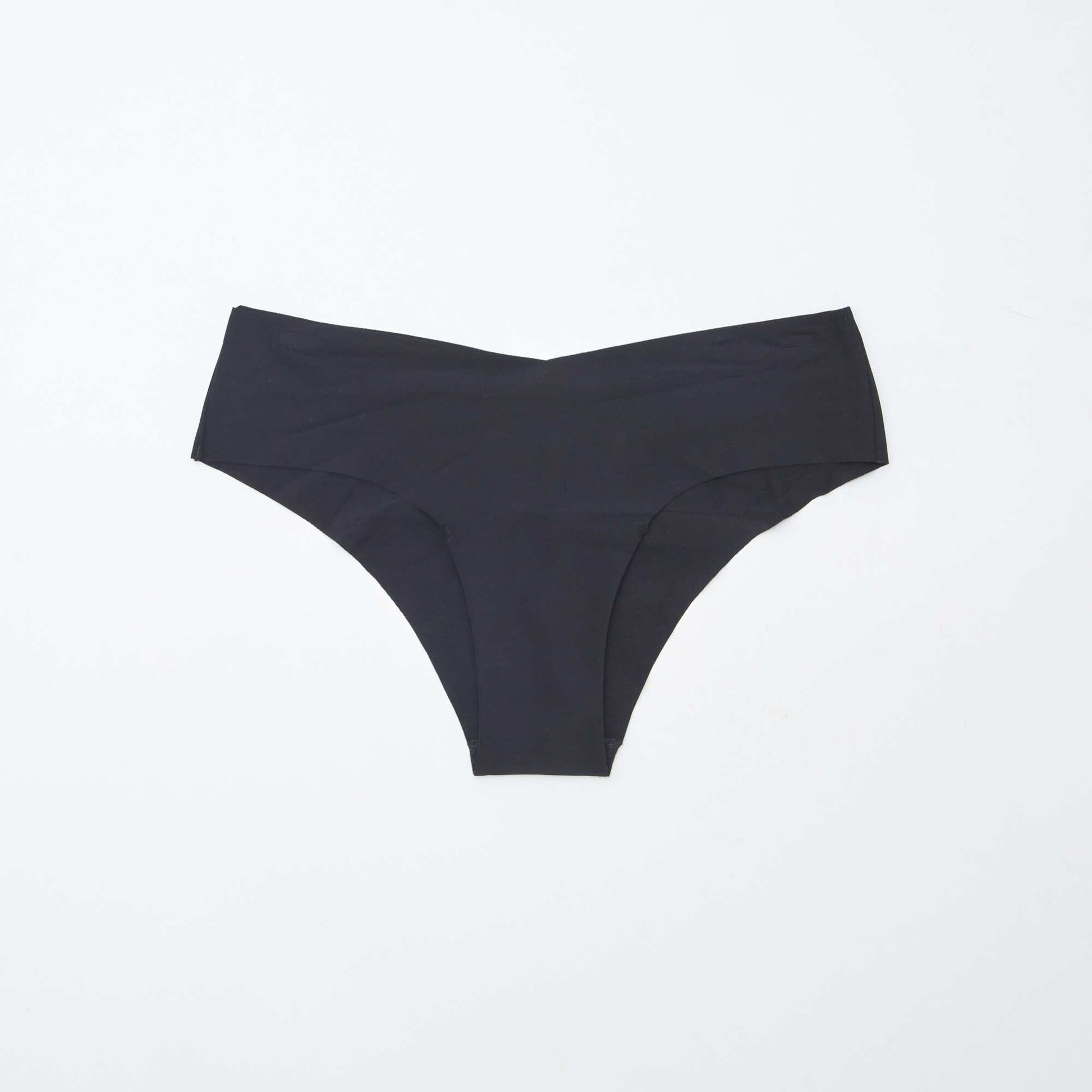 Lot de 2 shortys invisibles en microfibre NOIR