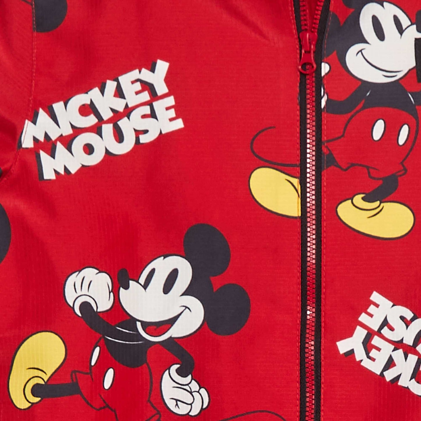 Coupe vent 'Mickey Mouse' 'Disney' ROUGE