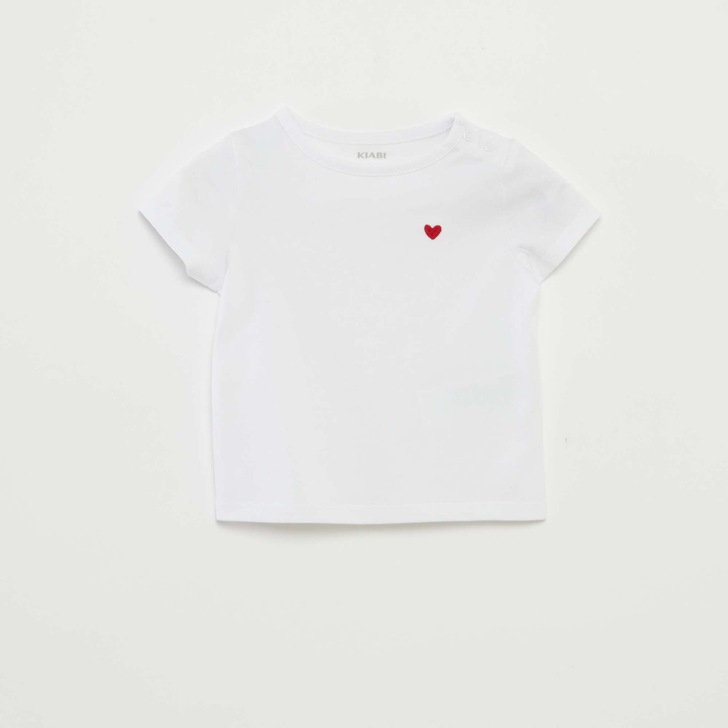 Lot de 2 t-shirts unis BLANC