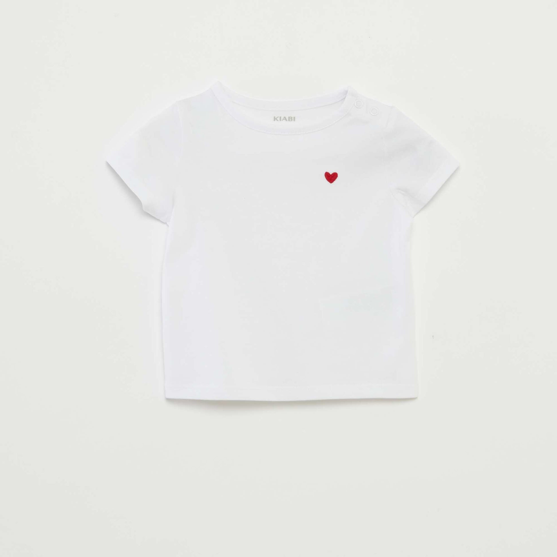 Lot de 2 t-shirts unis BLANC