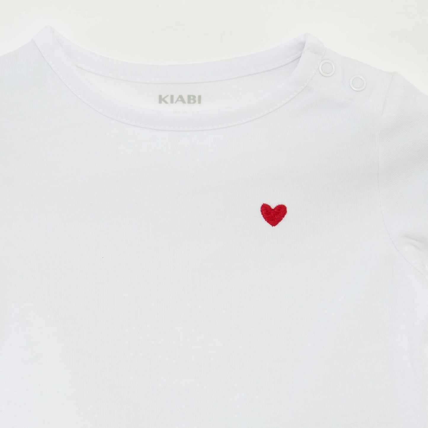 Lot de 2 t-shirts unis BLANC