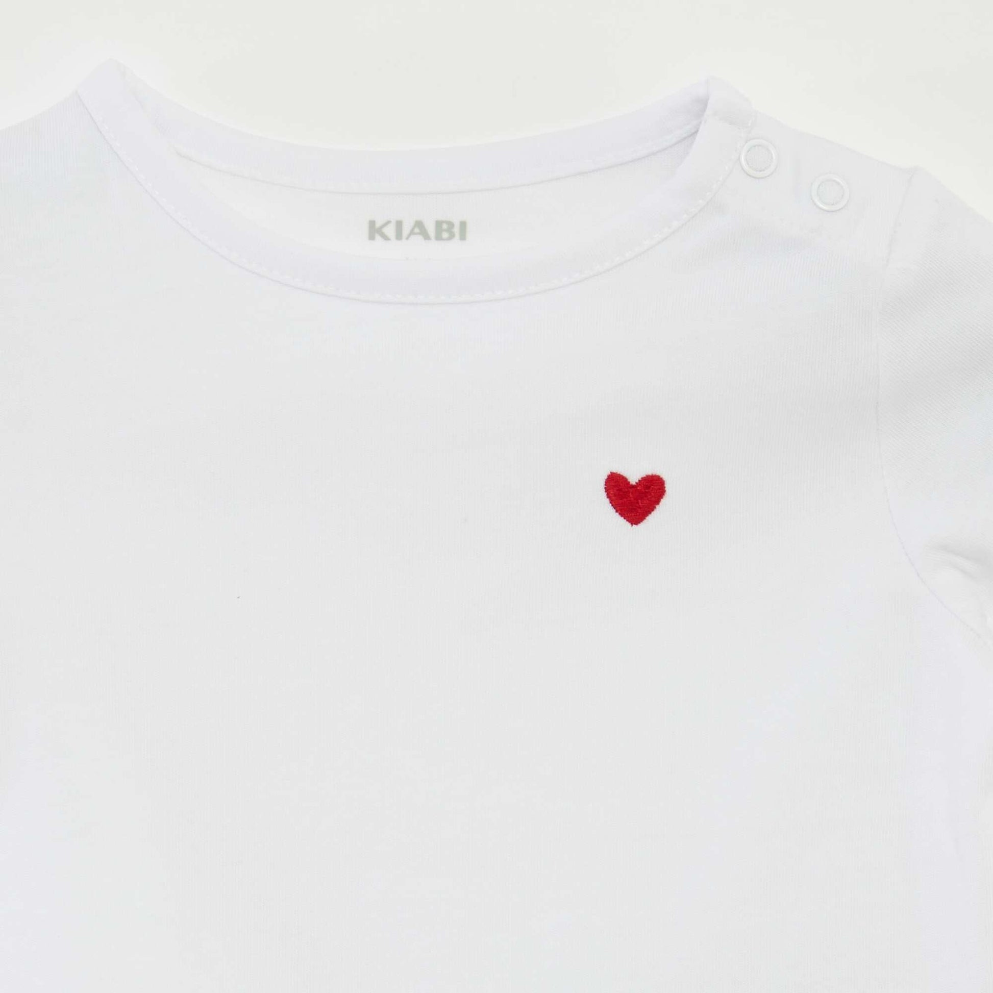 Lot de 2 t-shirts unis BLANC