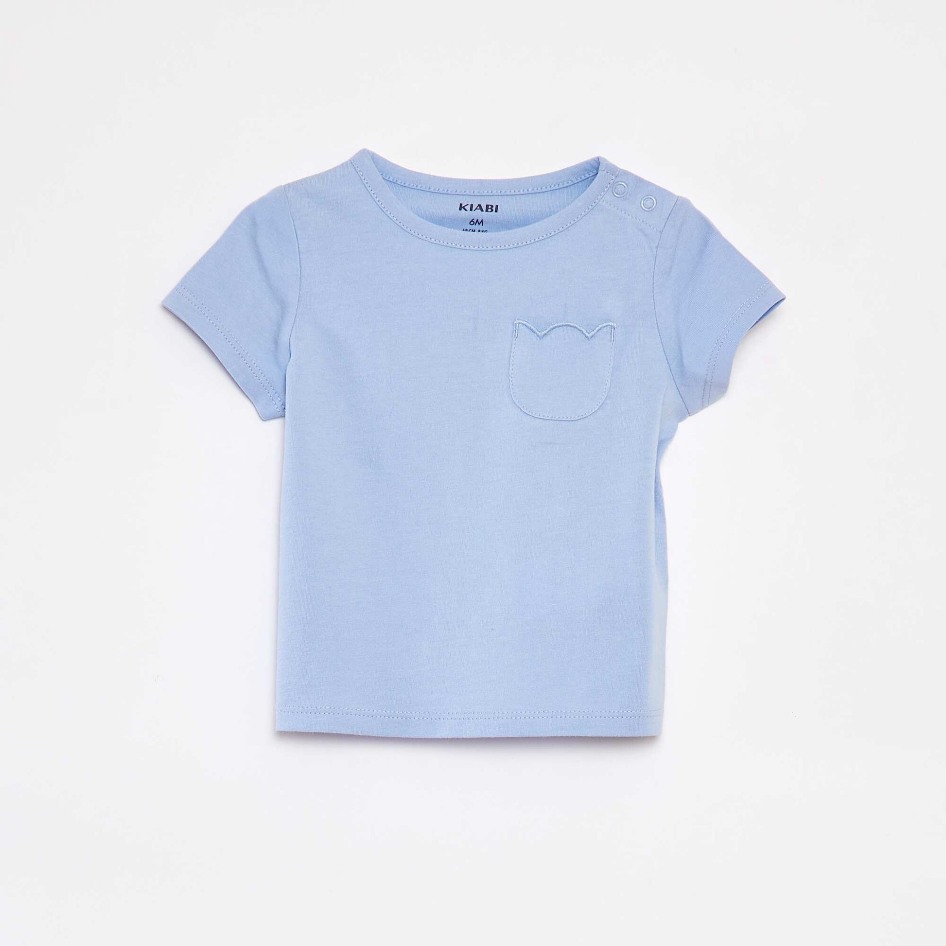 Lot de 2 t-shirts unis ROSE