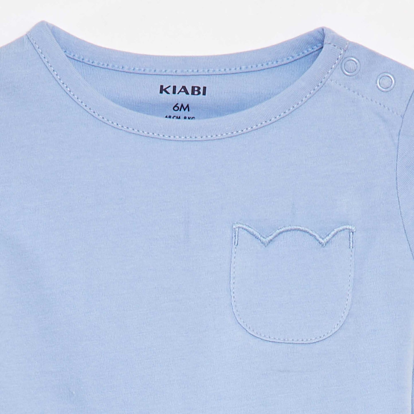 Lot de 2 t-shirts unis ROSE