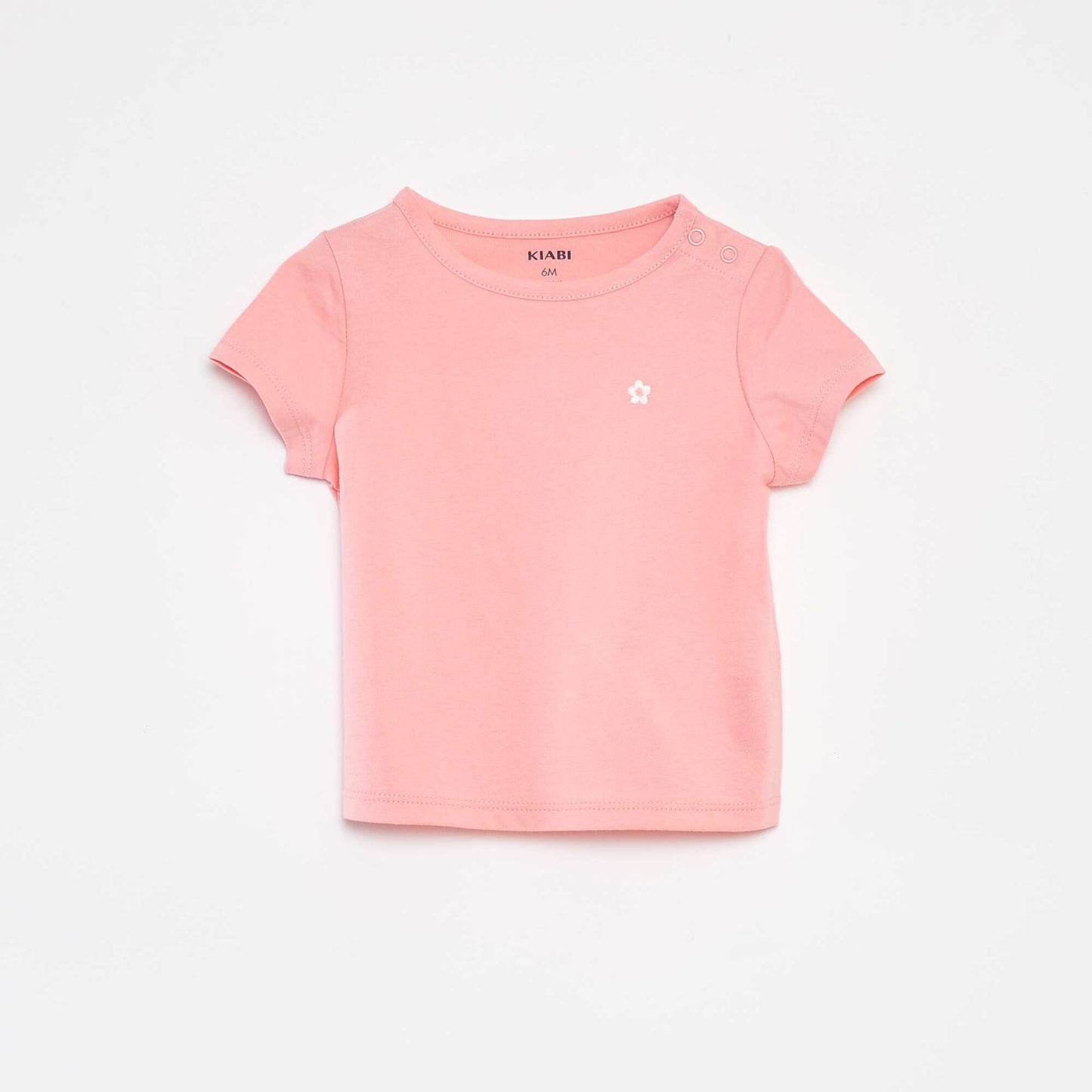 Lot de 2 t-shirts unis ROSE