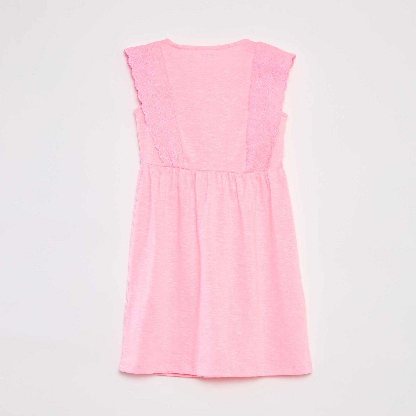 Robe sans manches avec broderies anglaises ROSE