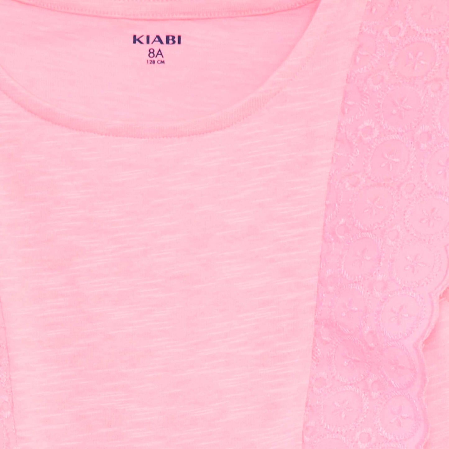 Robe sans manches avec broderies anglaises ROSE
