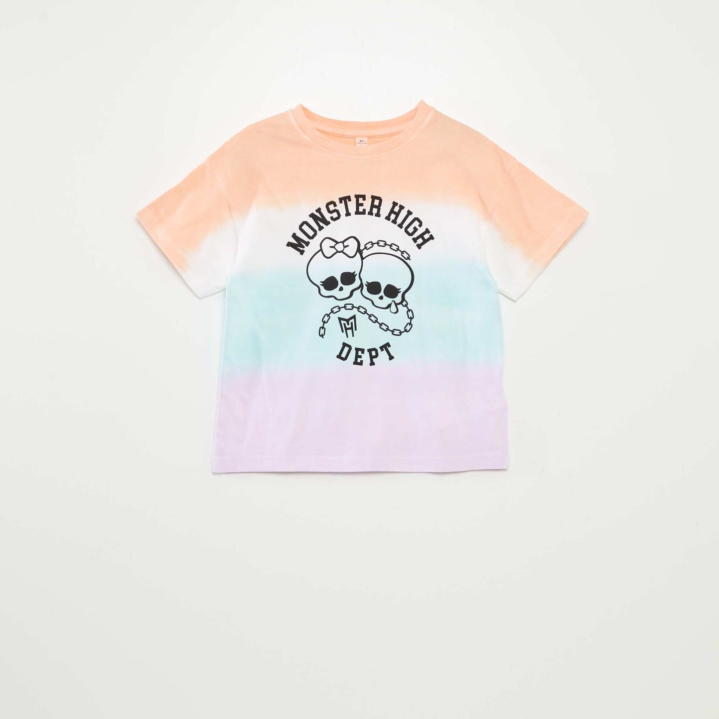 T-shirt 'Monster High' manches courtes tie and dye ROSE/ORANGE