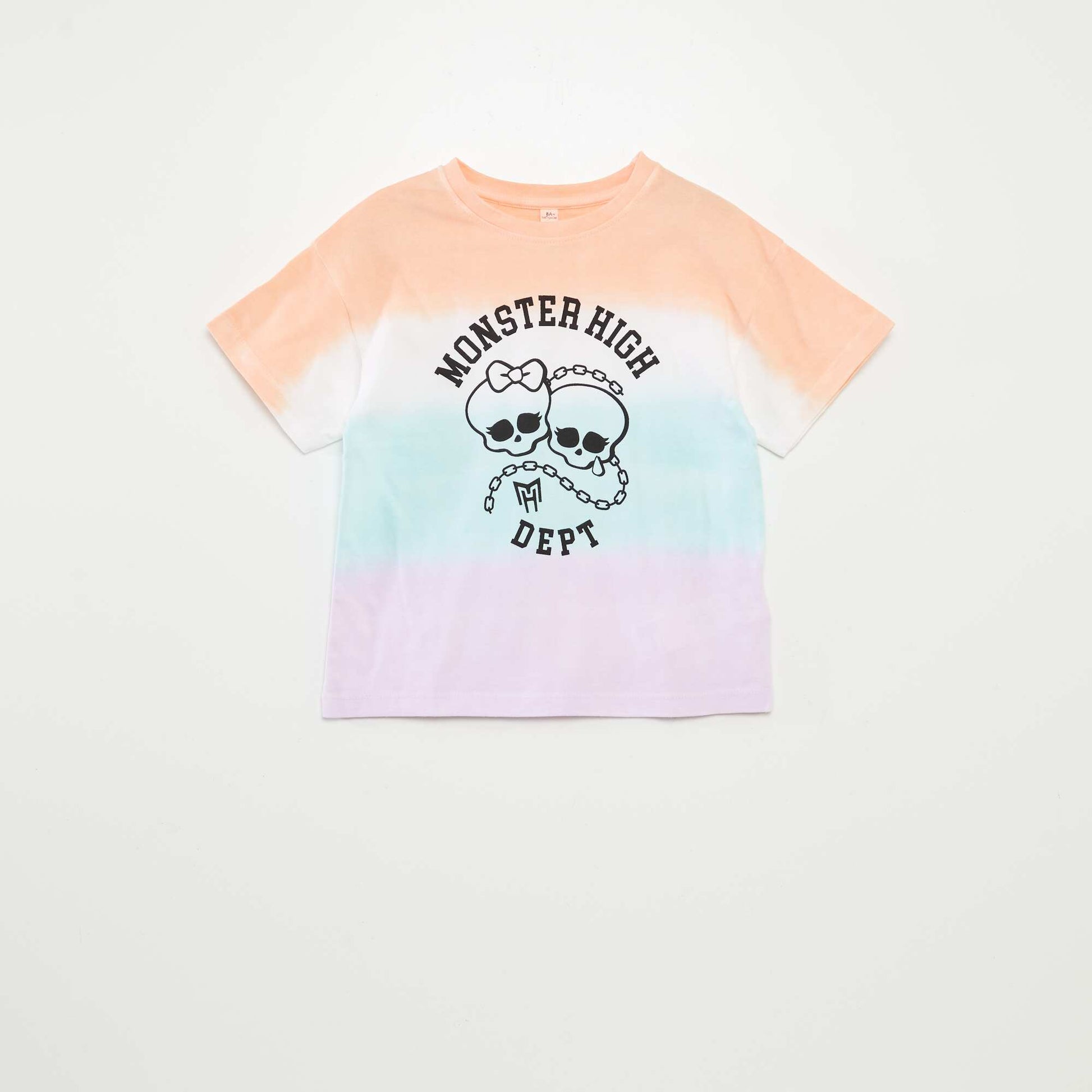 T-shirt 'Monster High' manches courtes tie and dye ROSE/ORANGE