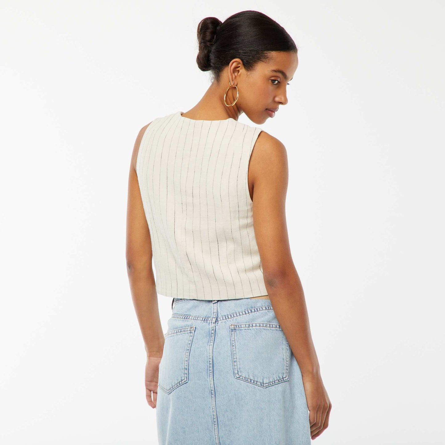 Gilet de costume sans manches BEIGE