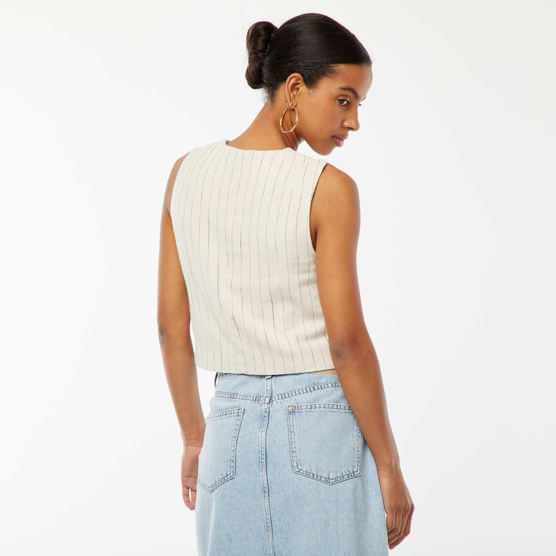 Gilet de costume sans manches BEIGE