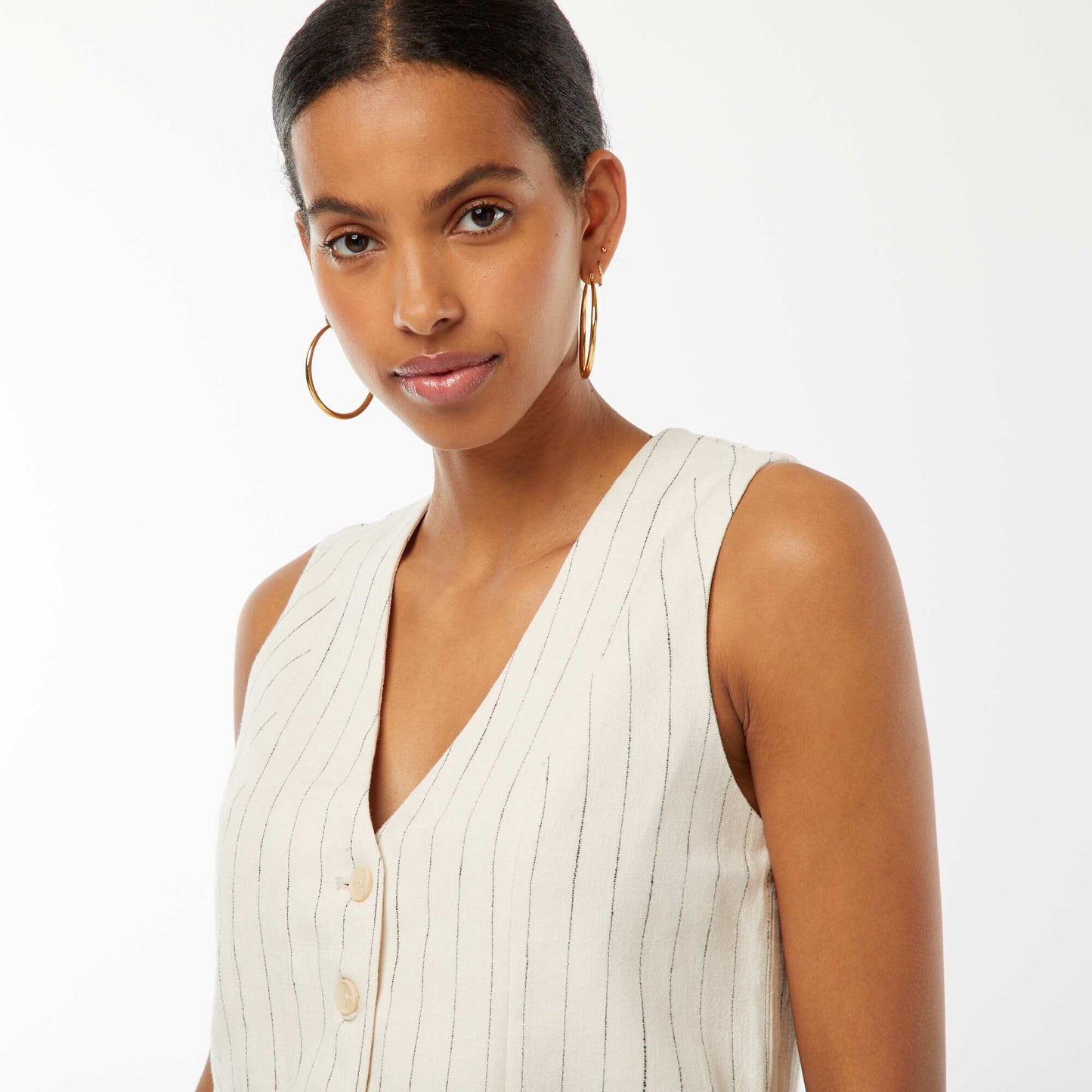 Gilet de costume sans manches BEIGE