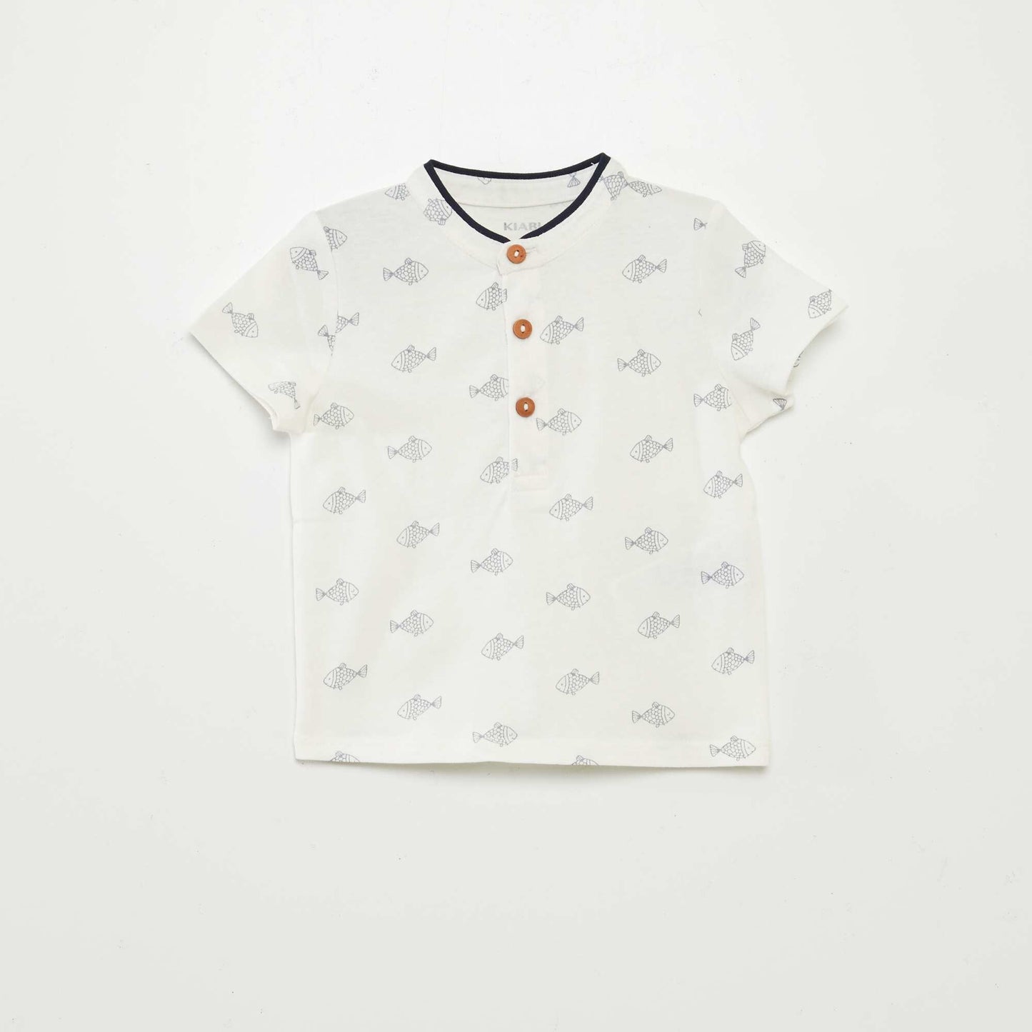Ensemble salopette + t-shirt - 2 pièces BLANC