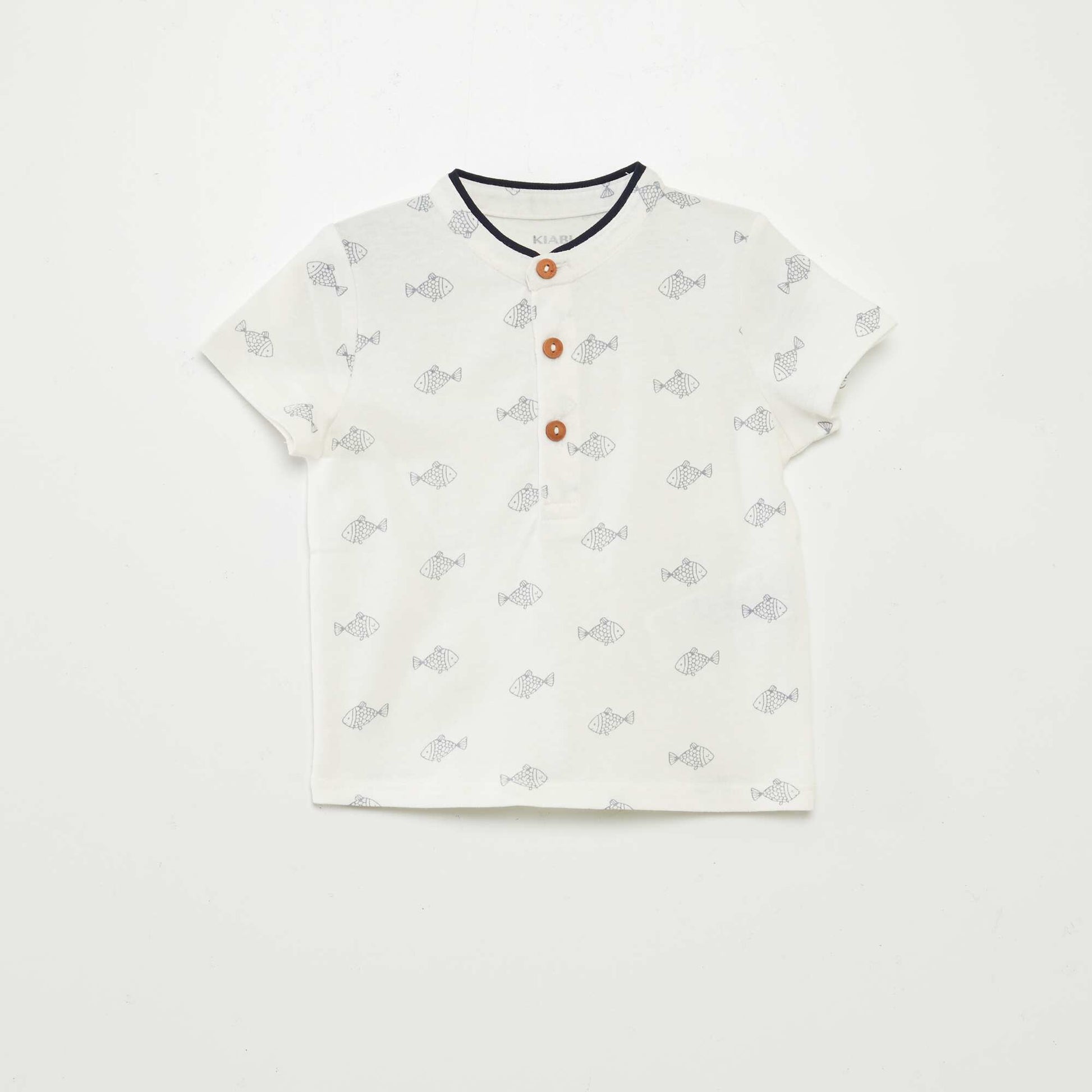 Ensemble salopette + t-shirt - 2 pièces BLANC