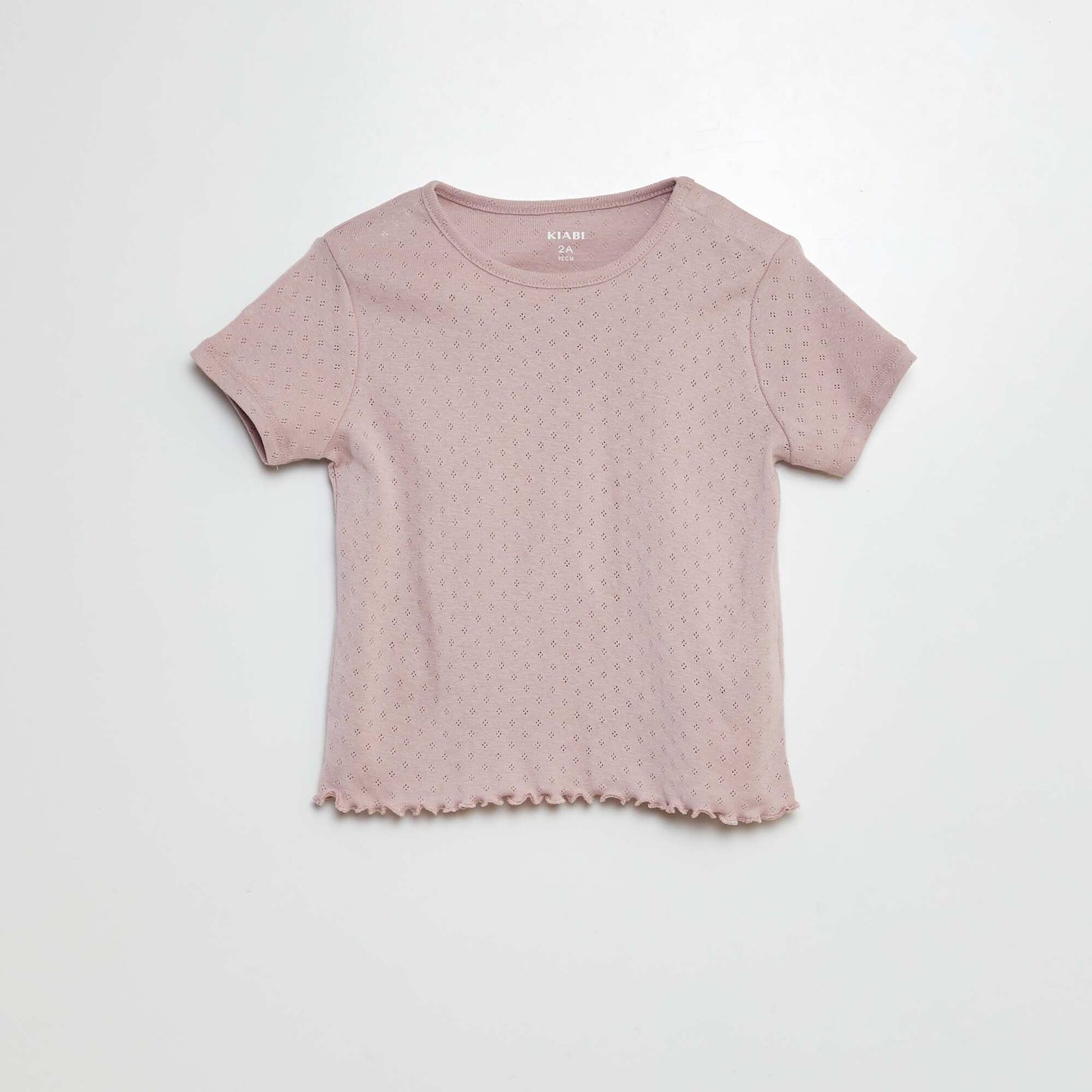 Pyjama en pointelle t-shirt + short - 2 pièces VIOLET