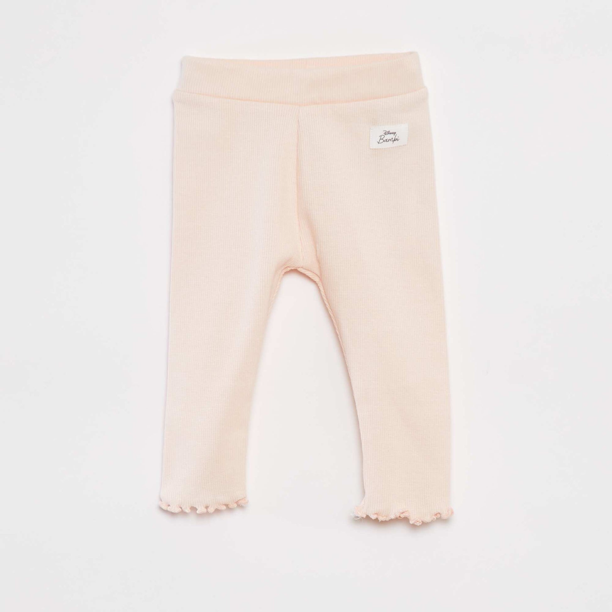 Ensemble t-shirt en maille pointelle + legging 'Disney' - 2 pièces ROSE