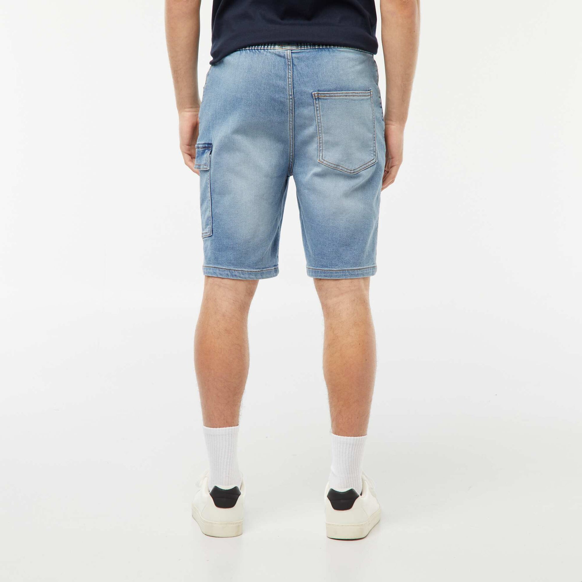 Bermuda en denim multi-poches TRIPLE STONE