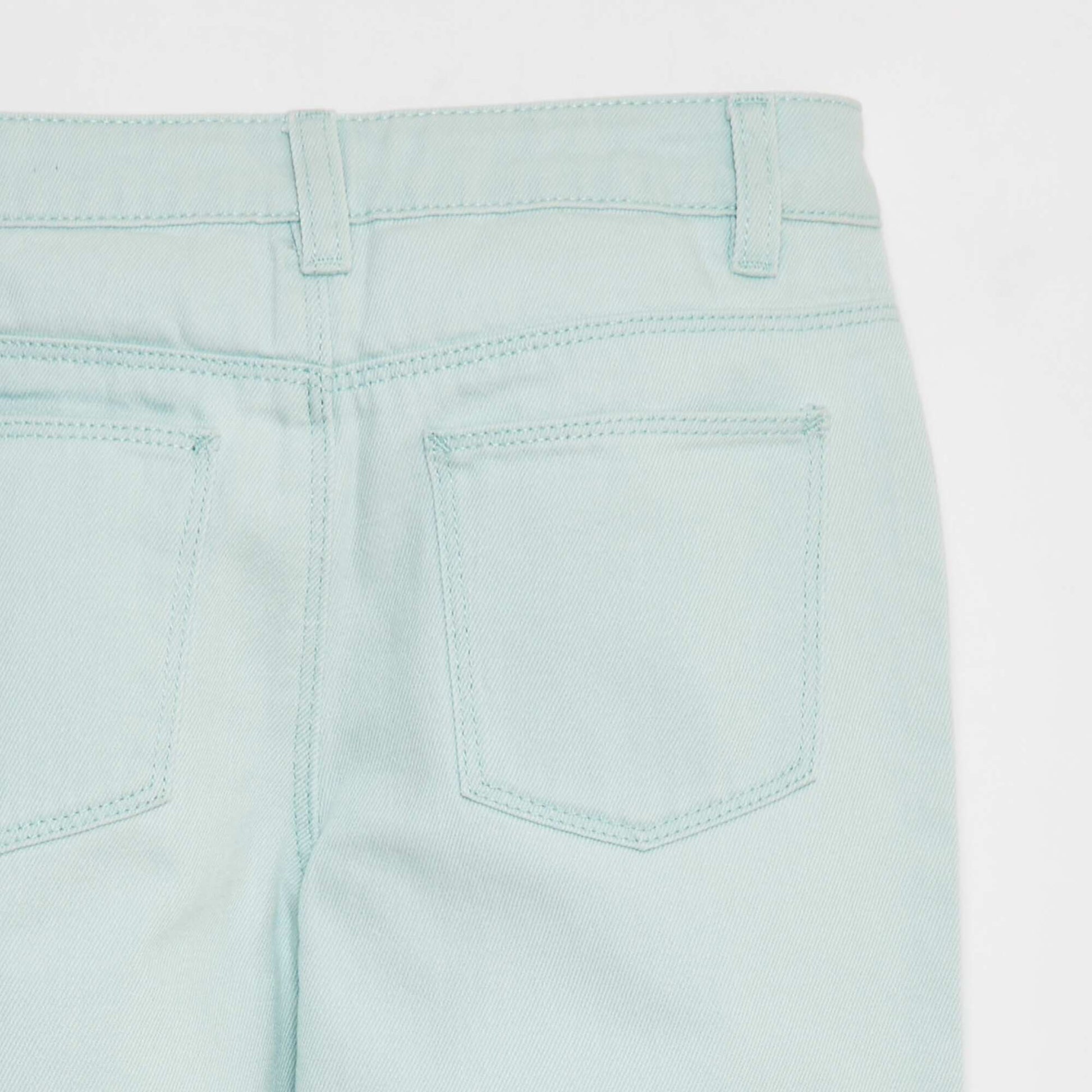 Pantalon denim cropped VERT