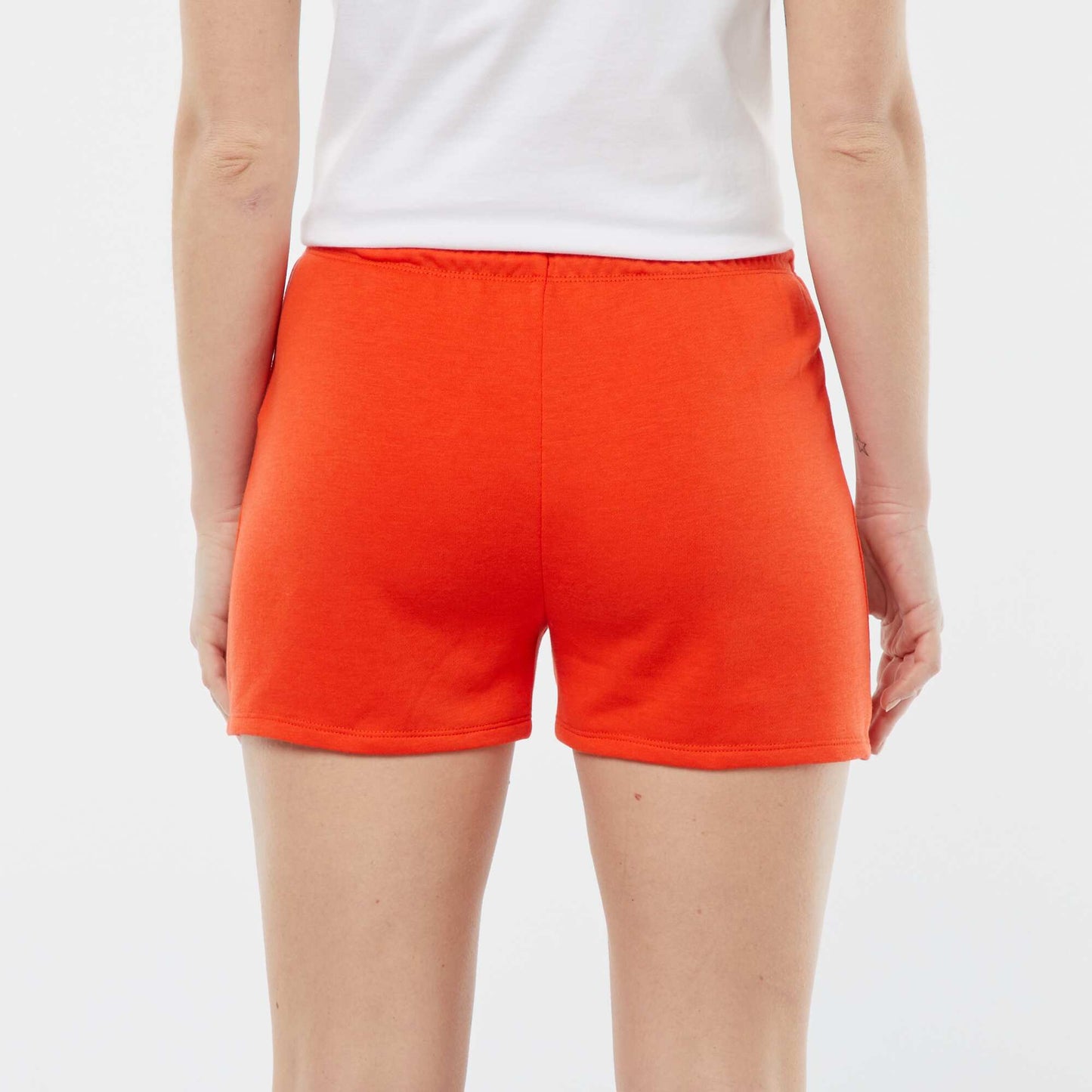 Short en molleton ROUGE