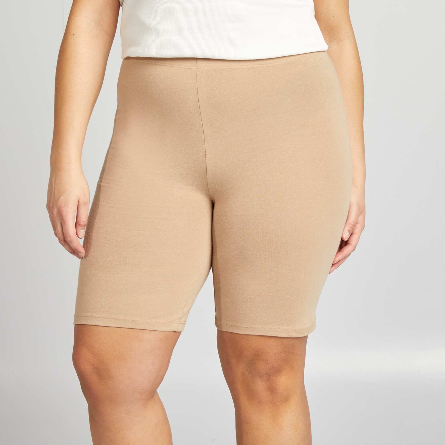 Short en jersey stretch BEIGE