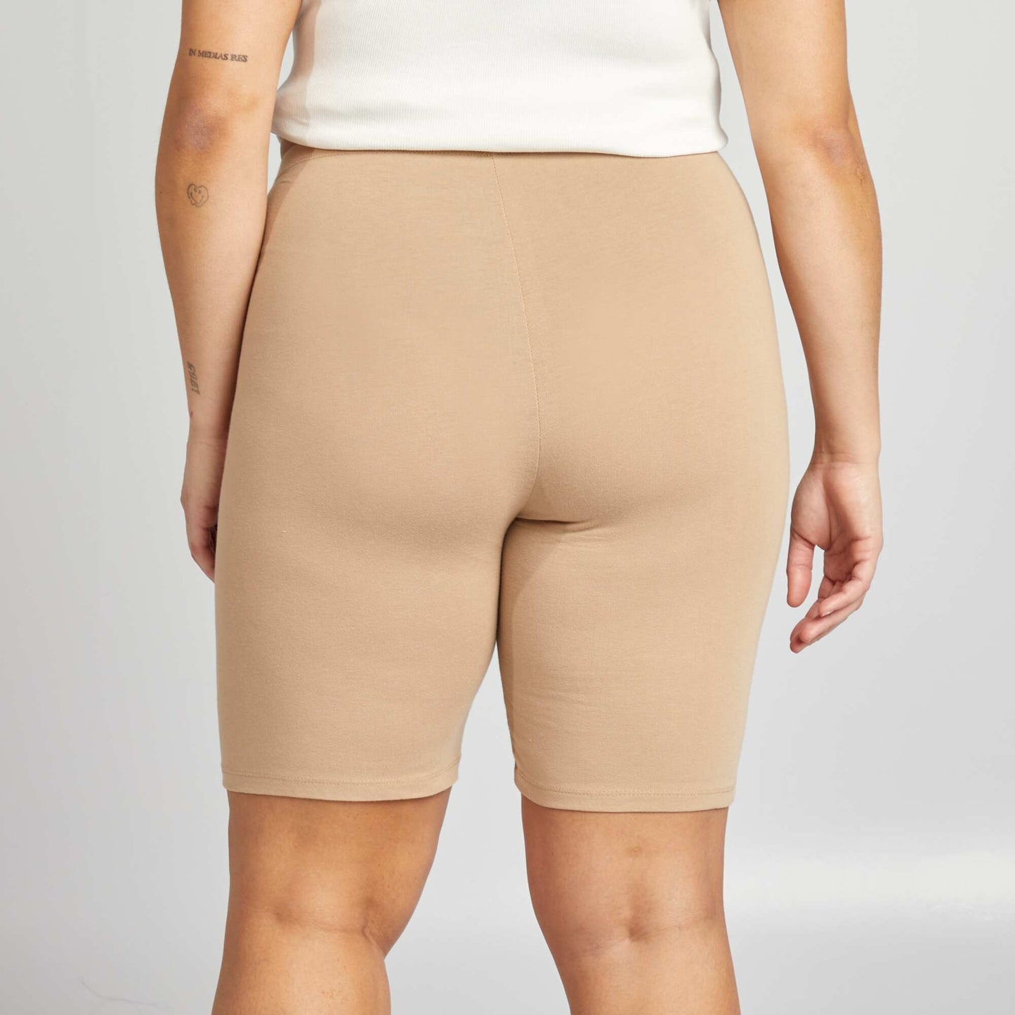 Short en jersey stretch BEIGE