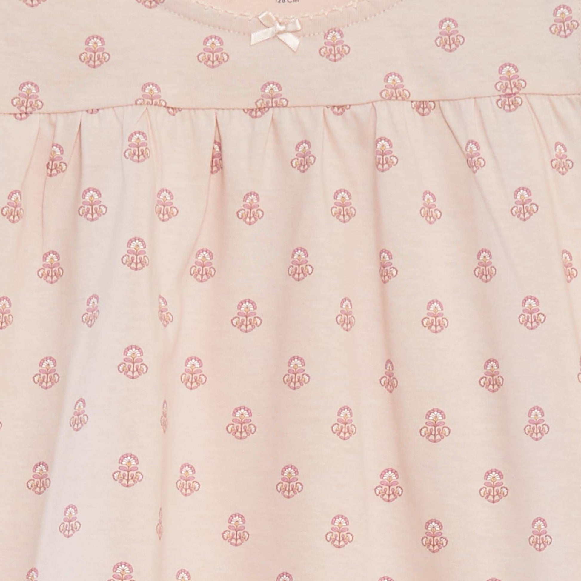 Pyjama court t-shirt volanté + short - 2 pièces ROSE