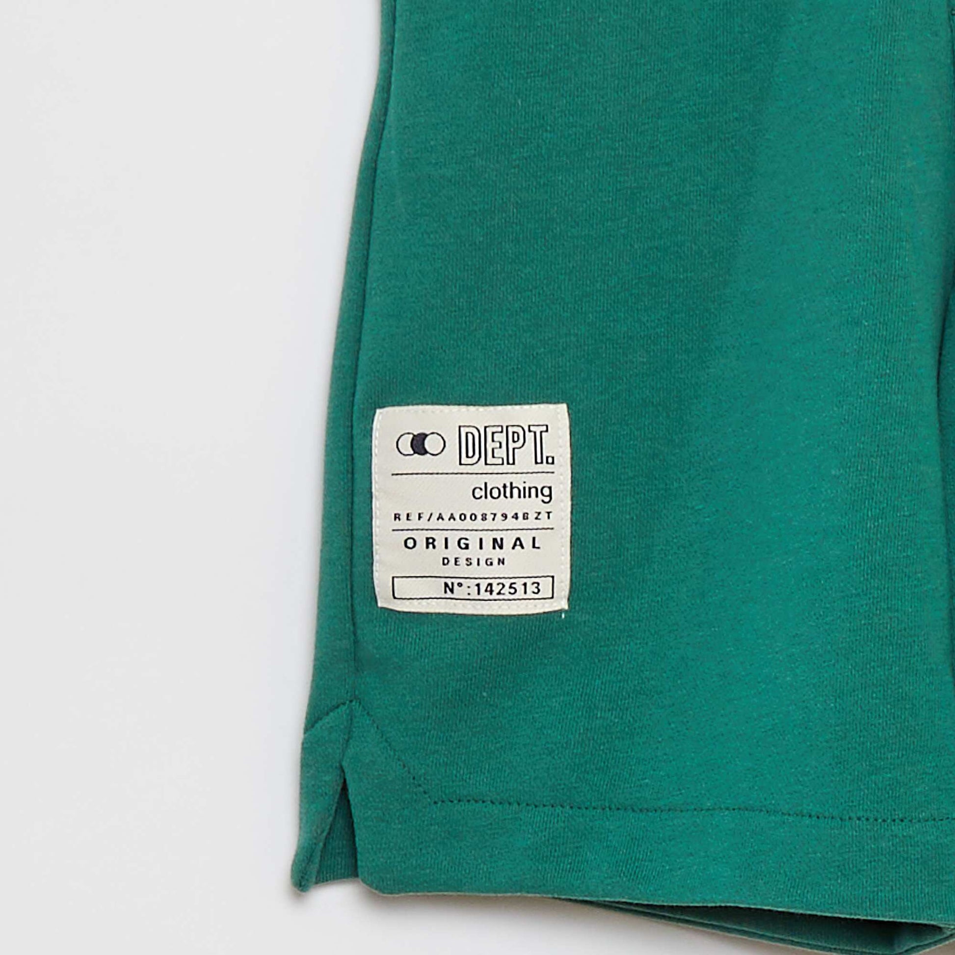 Short de sport avec taille contrastée VERT