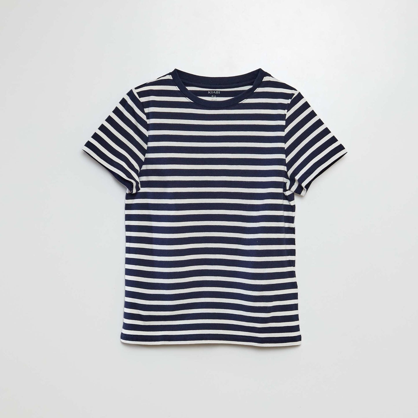 T-shirt manches courtes à motif BLEU