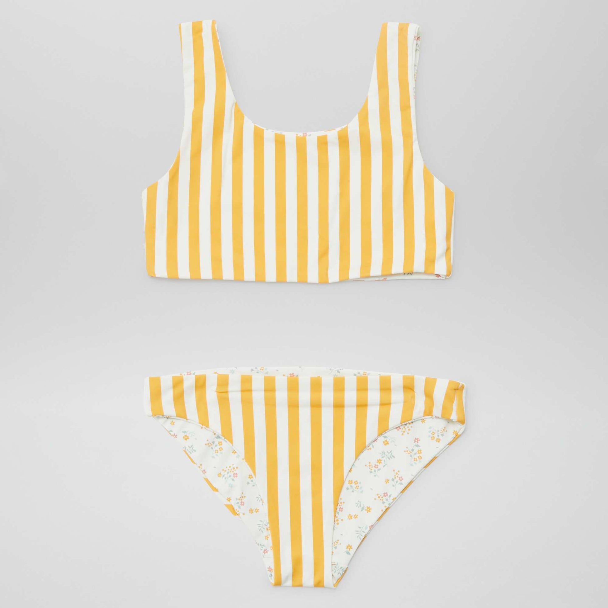 Maillot de bain réversible - 2 pièces ROSE