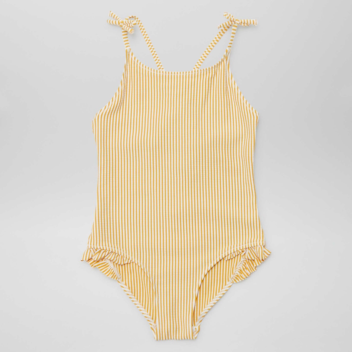 Maillot de bain rayé - 1 pièce JAUNE