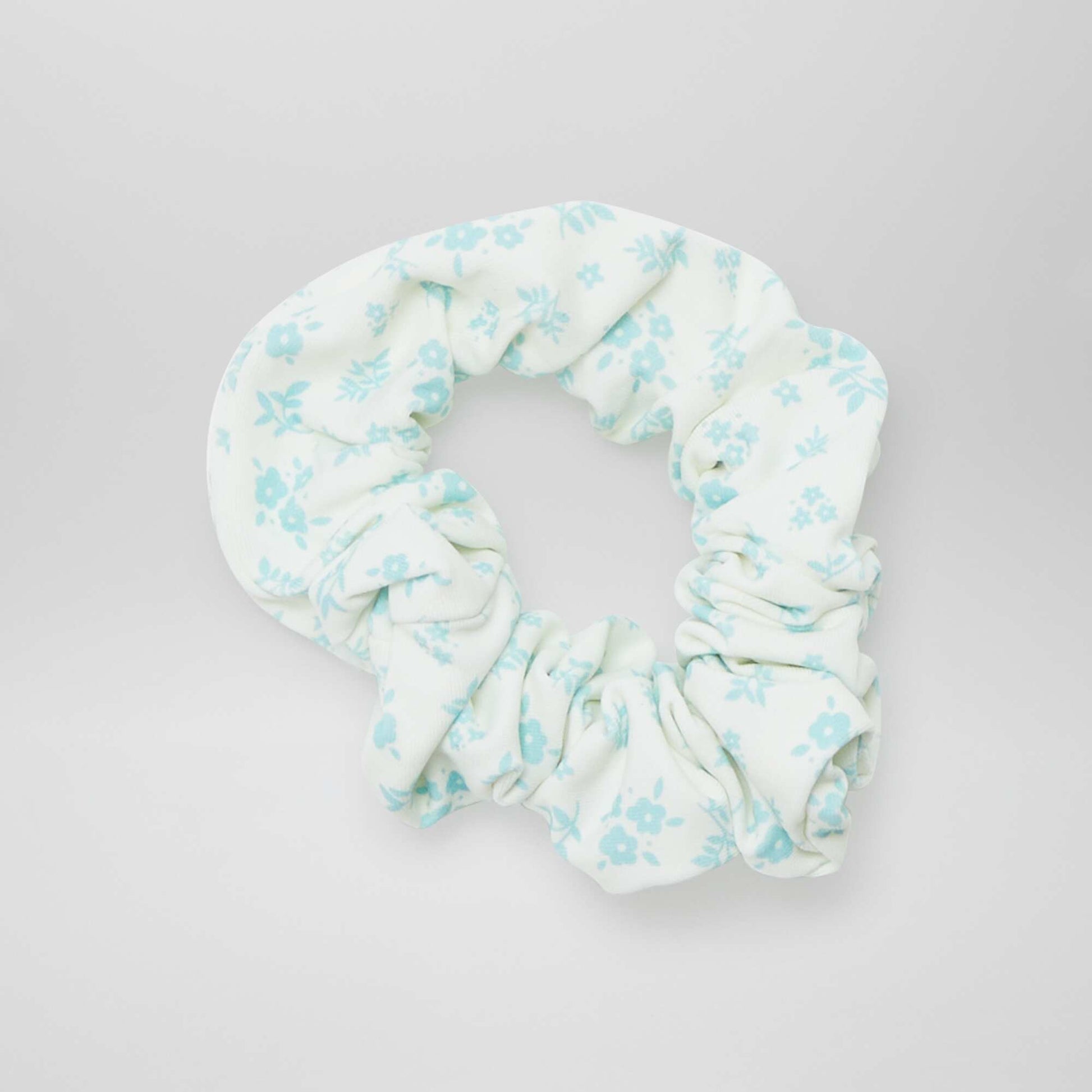 Maillot de bain 1 pièce à imprimé + chouchou - 2 pièces BLANC