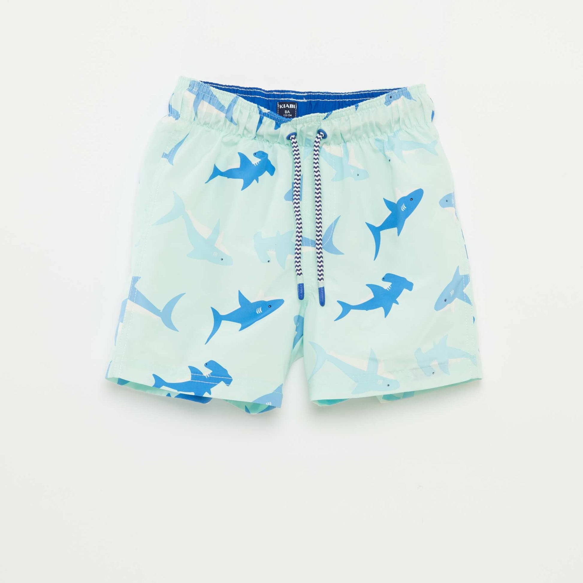 Short de bain avec imprimé BLEU