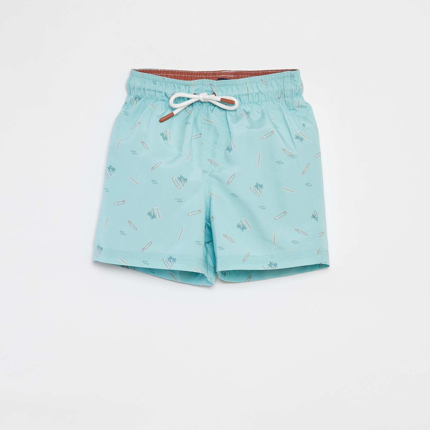 Short de bain avec imprimé BLEU