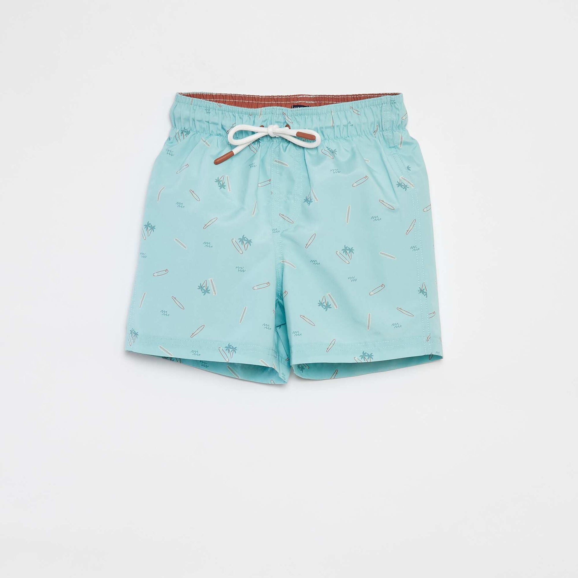 Short de bain avec imprimé BLEU