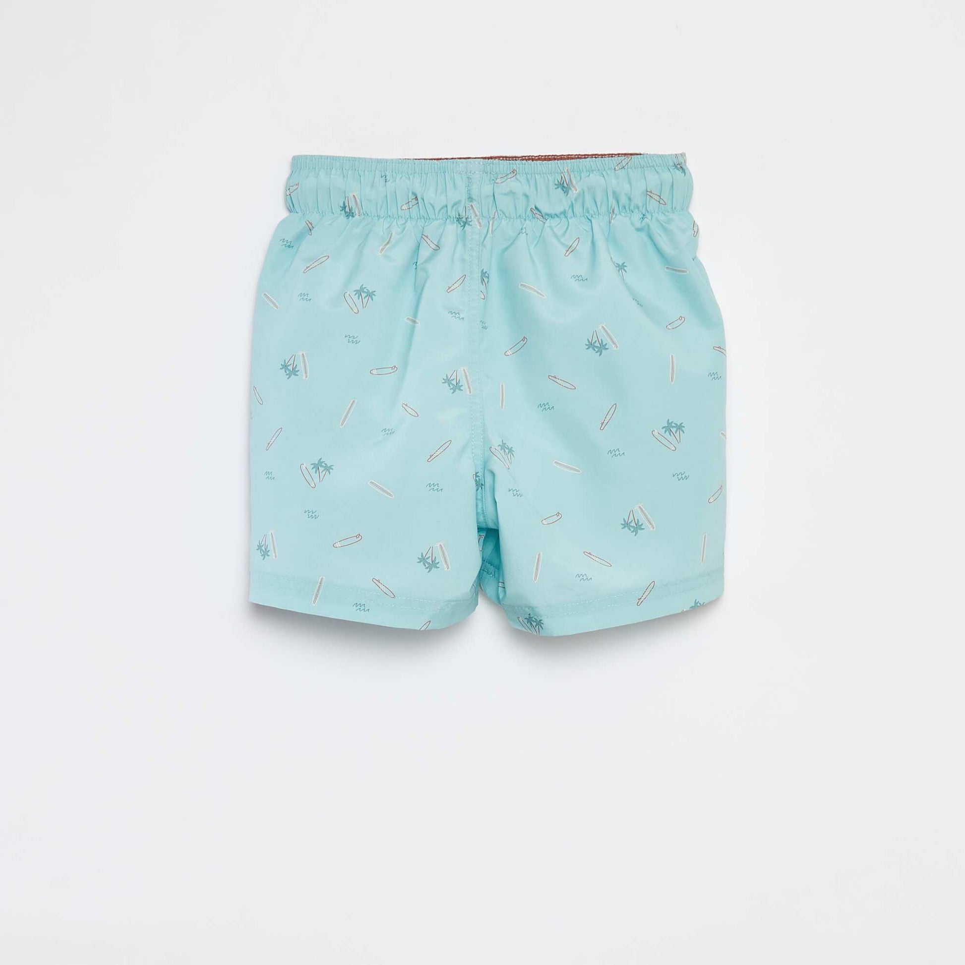 Short de bain avec imprimé BLEU