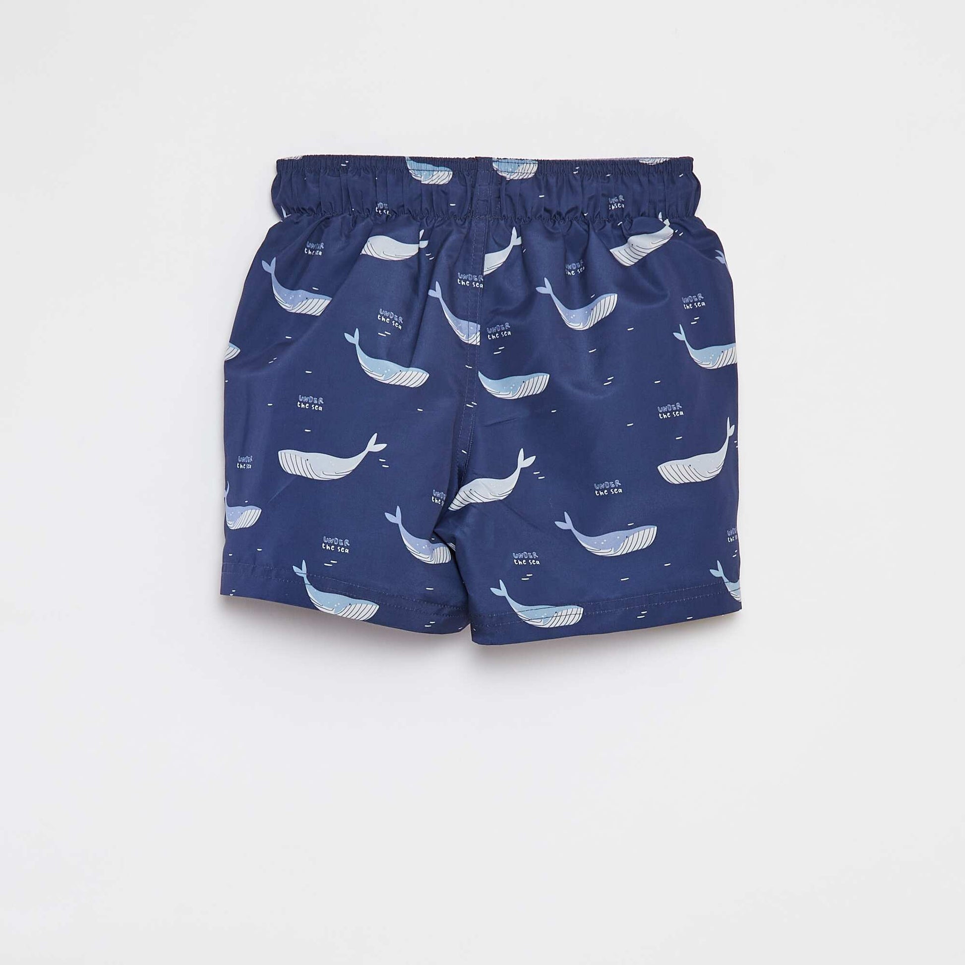 Short de bain avec imprimé BLEU